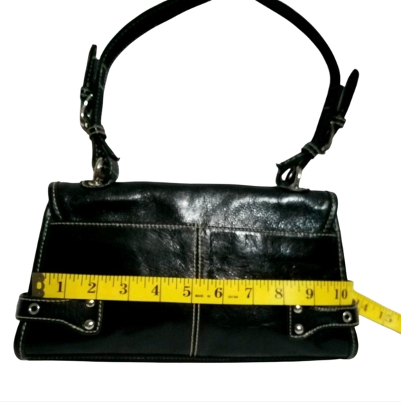 Franco Sarto Black Purse (B6) - Picture 9 of 11